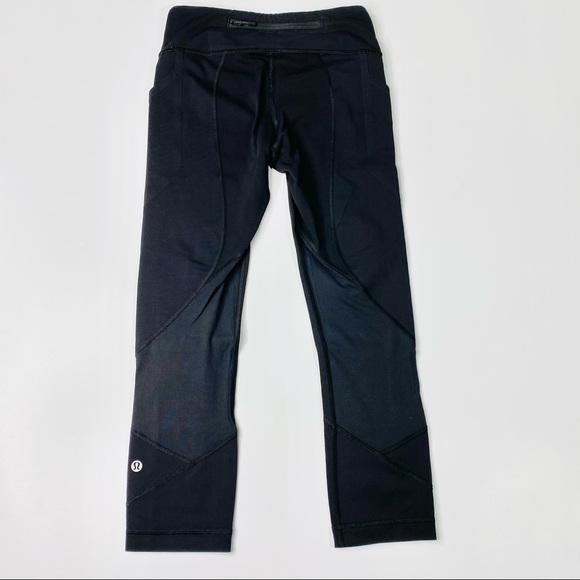 lululemon athletica Pants - Lululemon Black Crop Athletic Pants